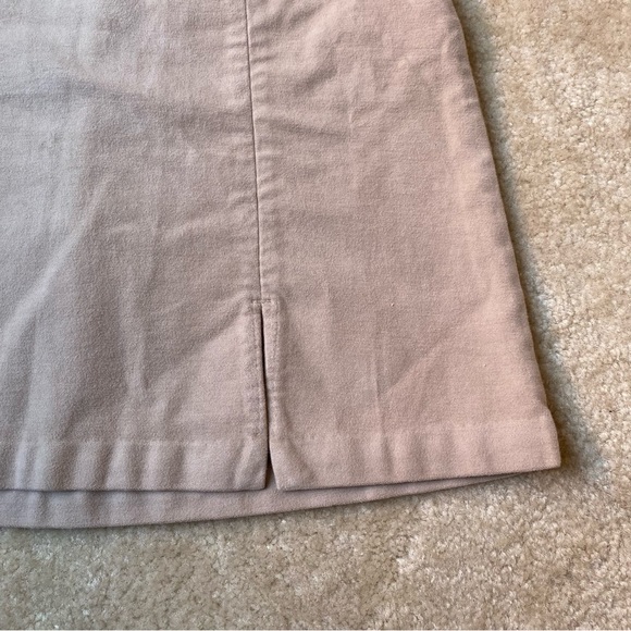 Everlane Moleskin Mini Skirt in Beige Tan Khaki Color Size 0 Like New Condition - Picture 7 of 11